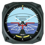 6" Artificial Horizon Instrument Style Clock